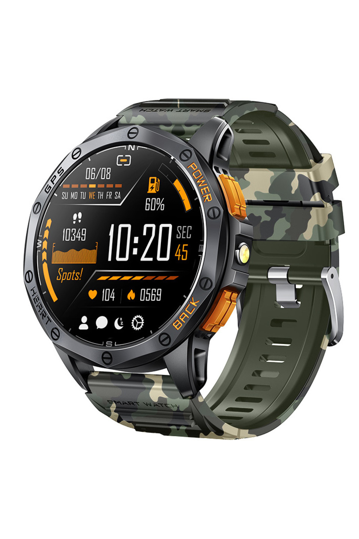 Смарт годинник  Smart GPS Max ArmyGreen, 2 ремінці