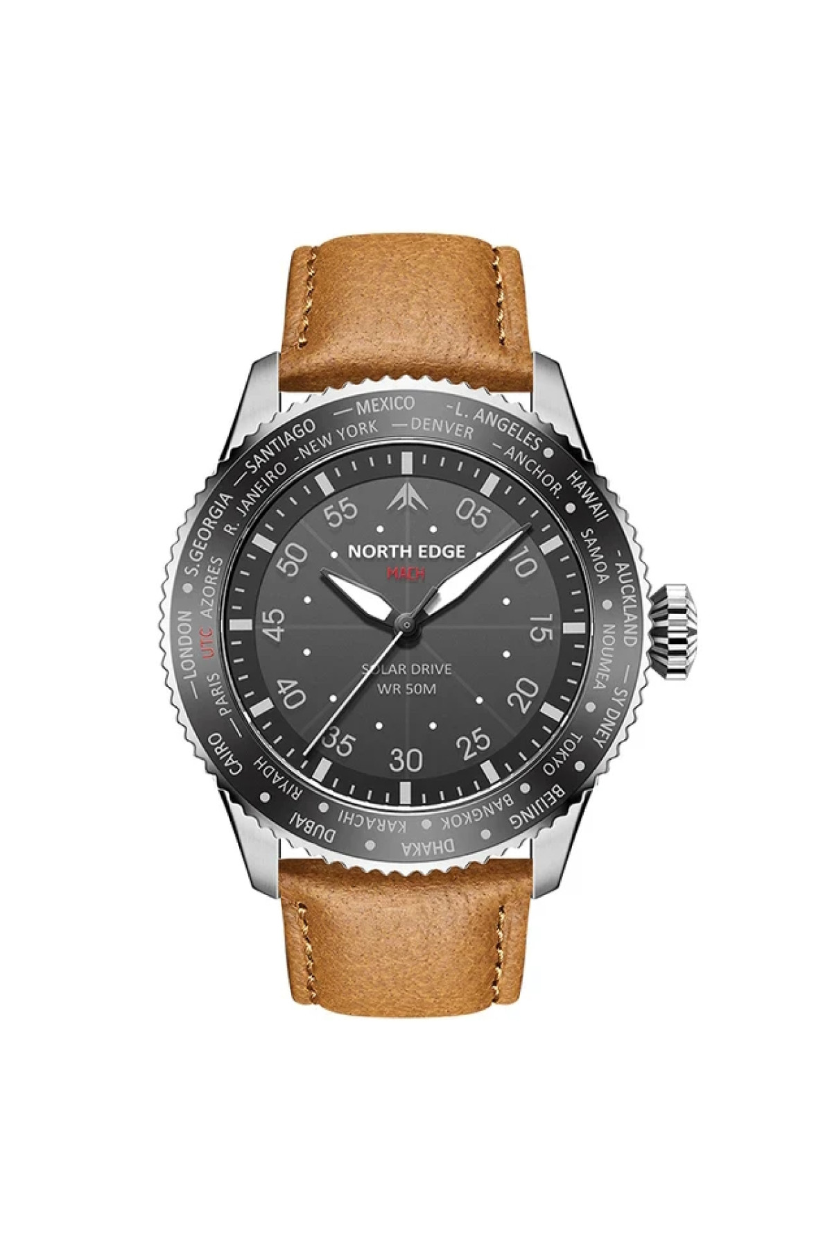 Чоловічий годинник  North Edge Mach Brown