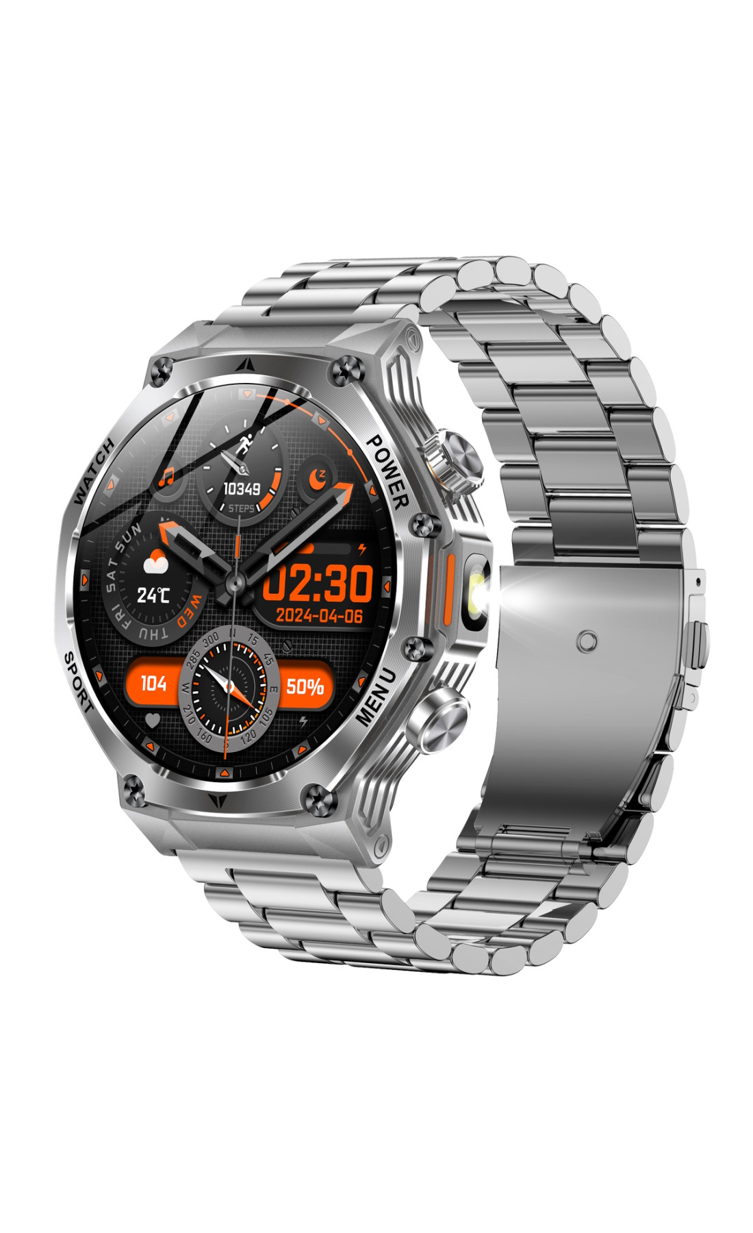 Смарт годинник  Smart Surf X Pro Steel, 2 ремінці