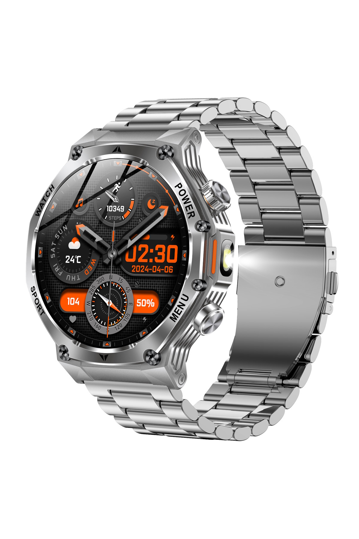 Смарт годинник  Smart Surf X Pro Steel, 2 ремінці
