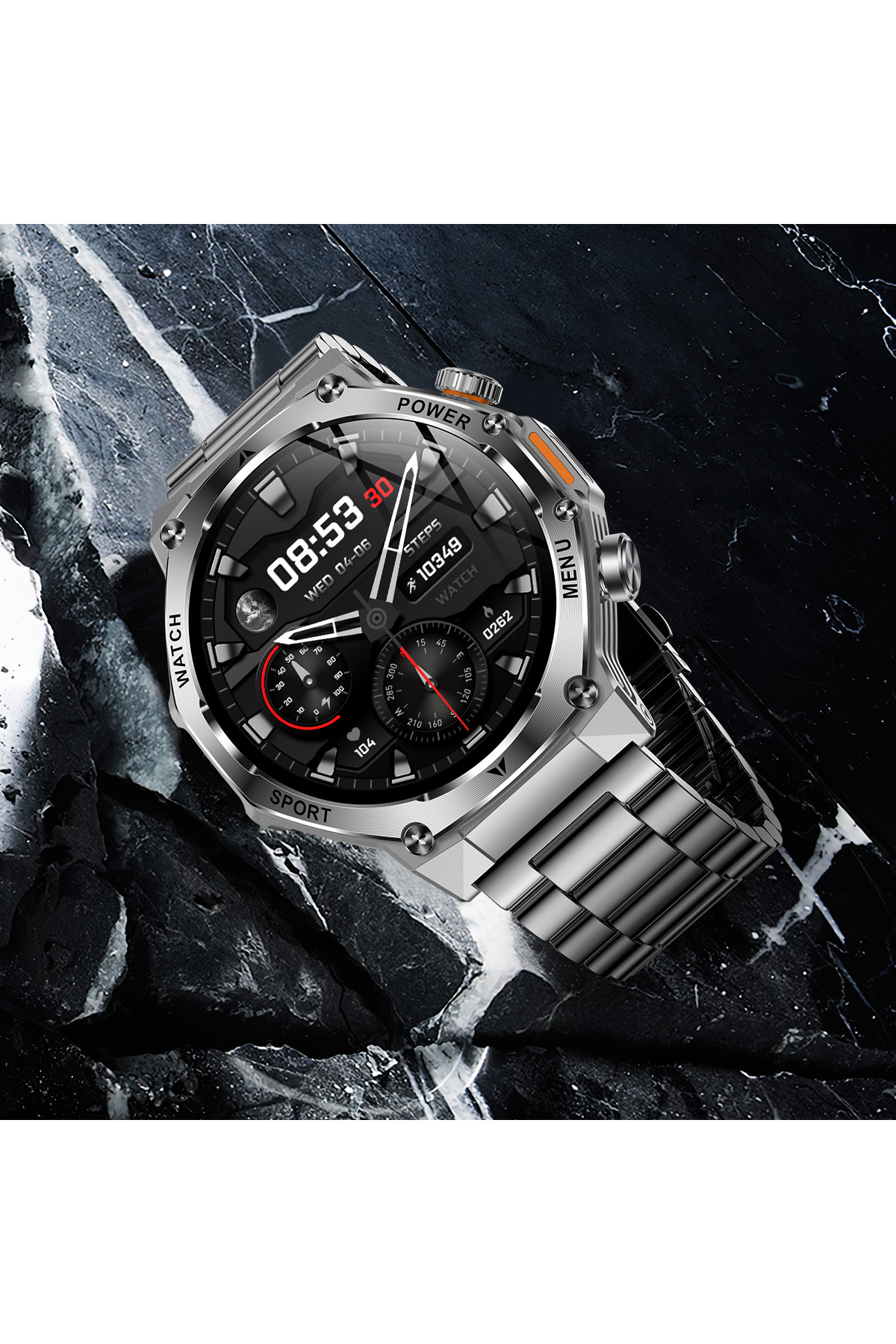 Смарт годинник  Smart Surf X Pro Steel, 2 ремінці