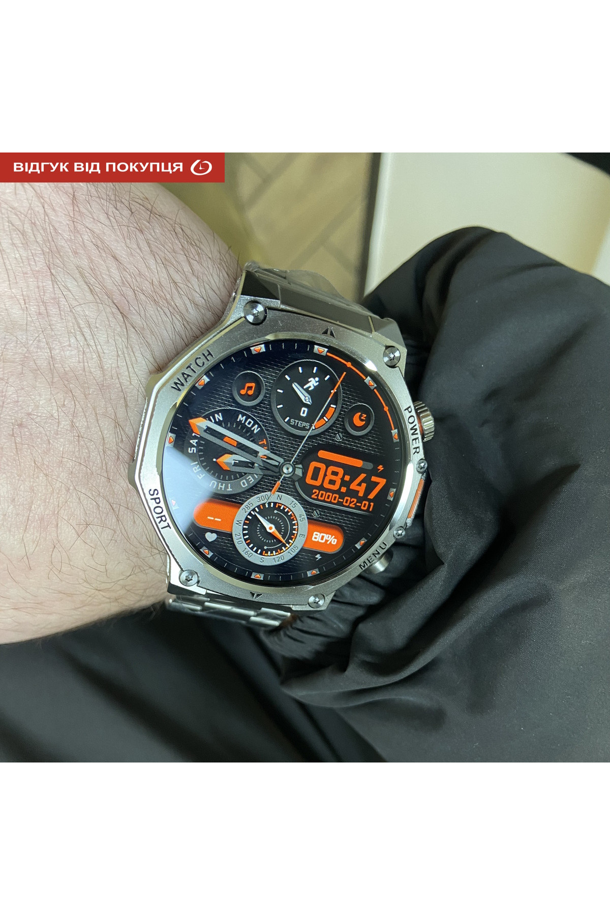 Смарт годинник  Smart Surf X Pro Grey, 2 ремінці