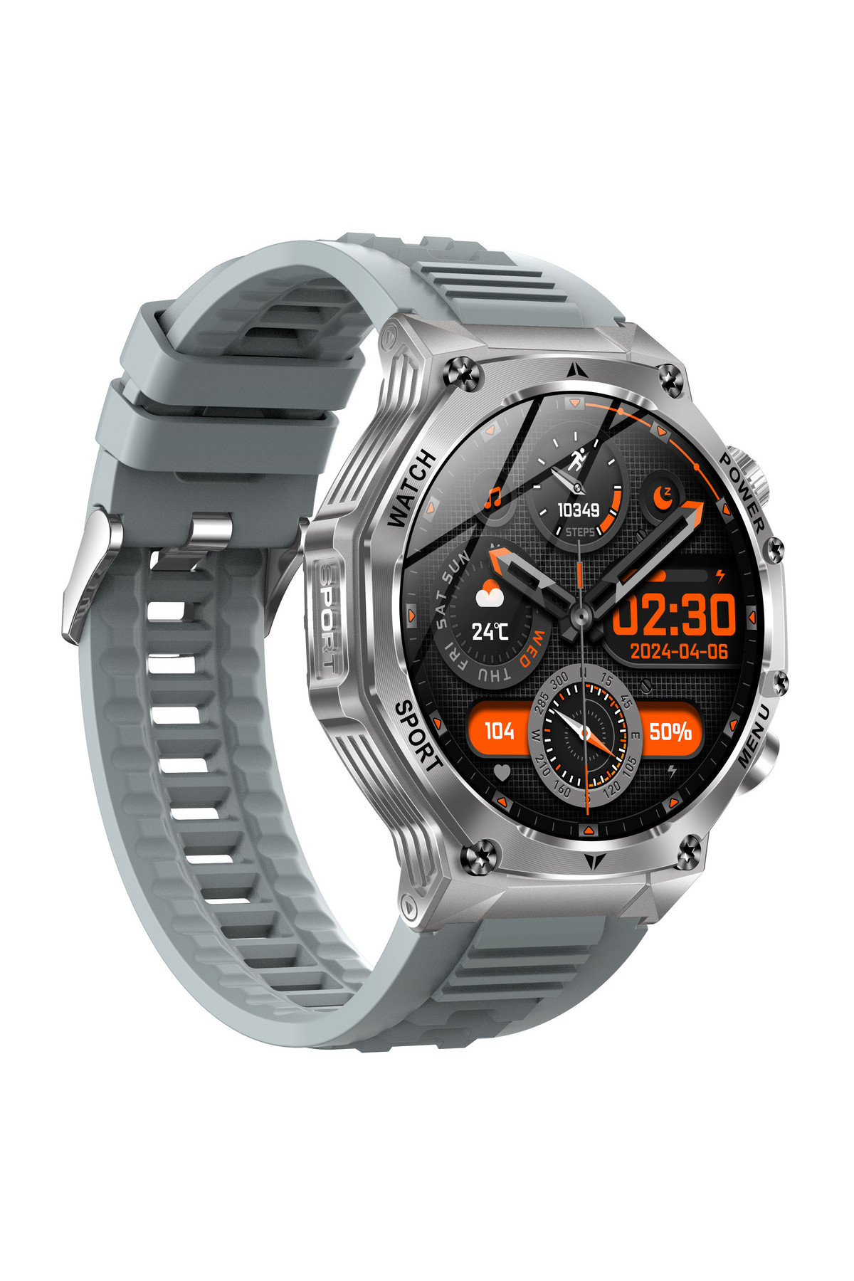 Смарт годинник  Smart Surf X Pro Grey, 2 ремінці