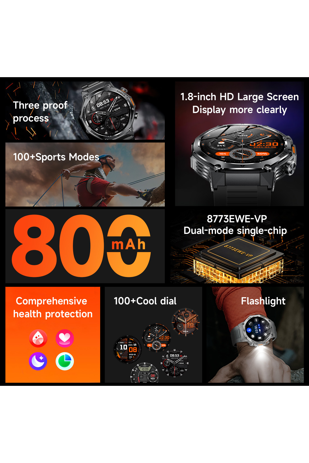 Смарт годинник  Smart Surf X Pro Grey, 2 ремінці