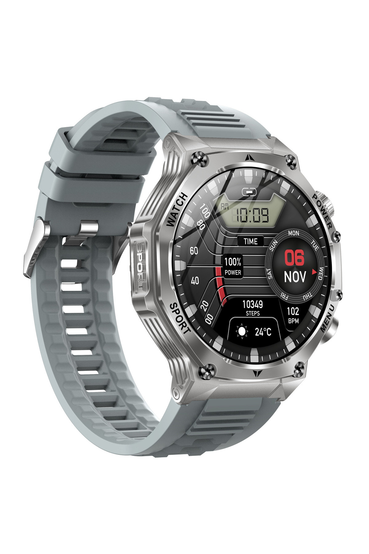 Смарт годинник  Smart Surf X Pro Grey, 2 ремінці
