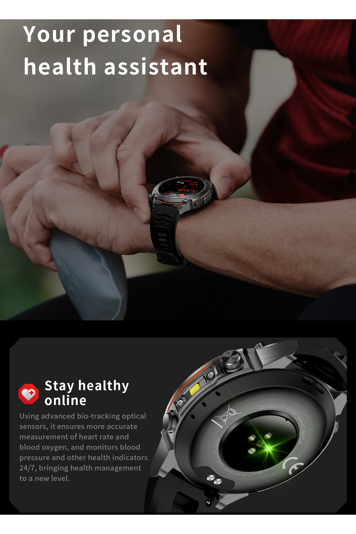 Смарт годинник  Smart Agent X з GPS і компасом