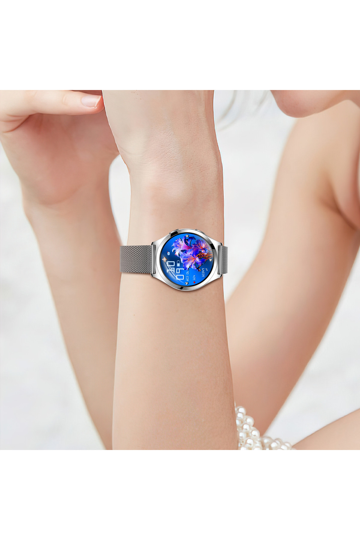 Смарт годинник  Smart Love Pro Silver Steel, 2 ремінці