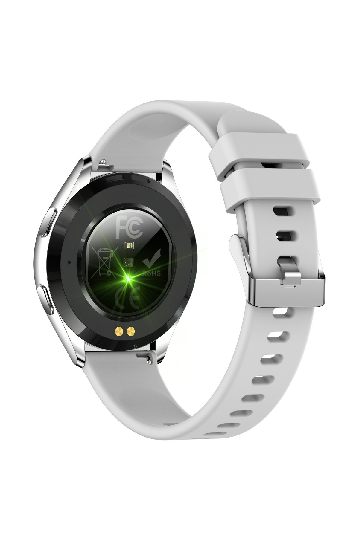 Смарт годинник  Smart Love Pro Silver Rubber, 2 ремінці