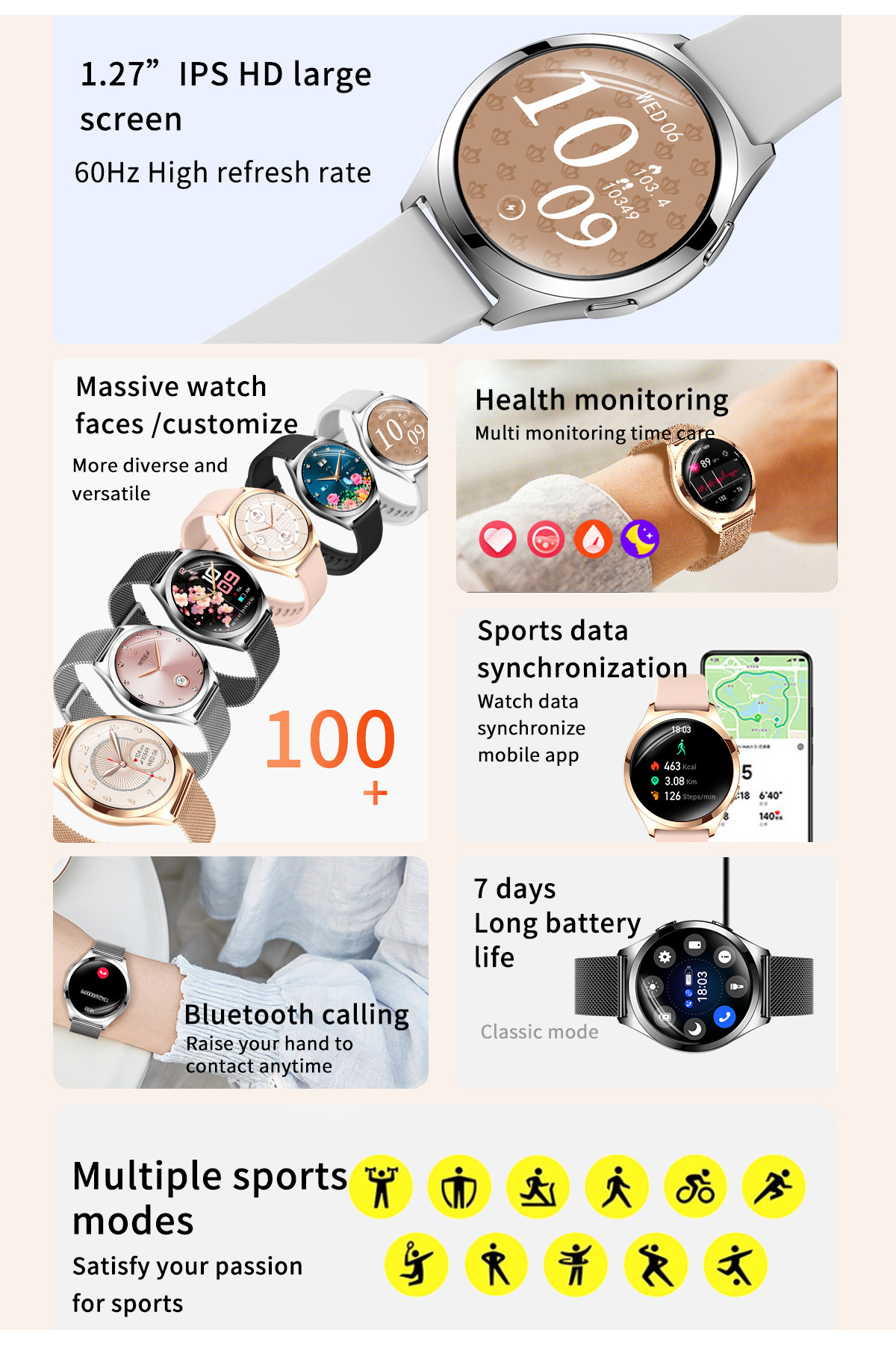 Смарт годинник  Smart Love Pro Silver Rubber, 2 ремінці