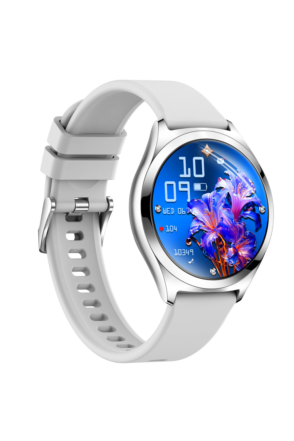 Смарт годинник  Smart Love Pro Silver Rubber, 2 ремінці