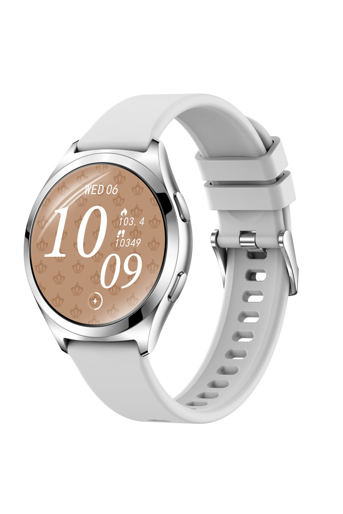 Смарт годинник  Smart Love Pro Silver Rubber, 2 ремінці