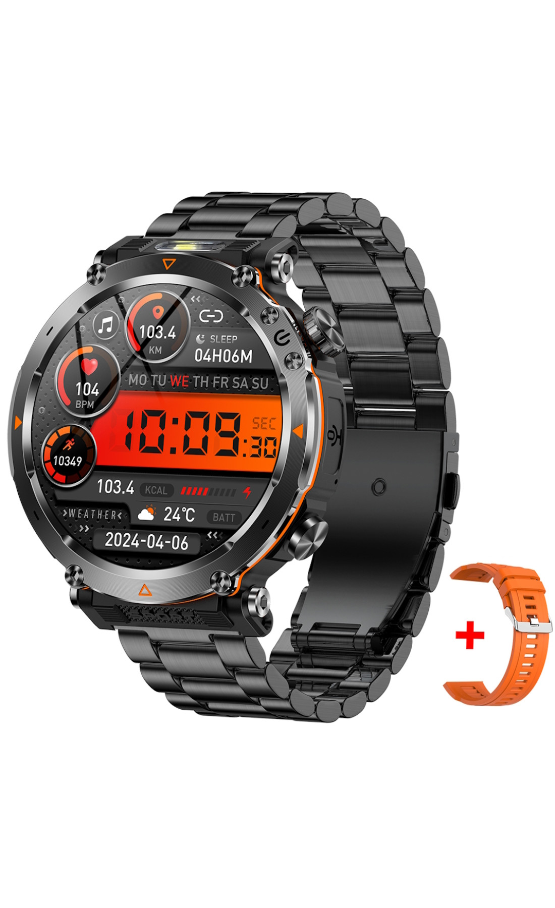 Смарт годинник  Smart Avation Pro Steel, 2 ремінці