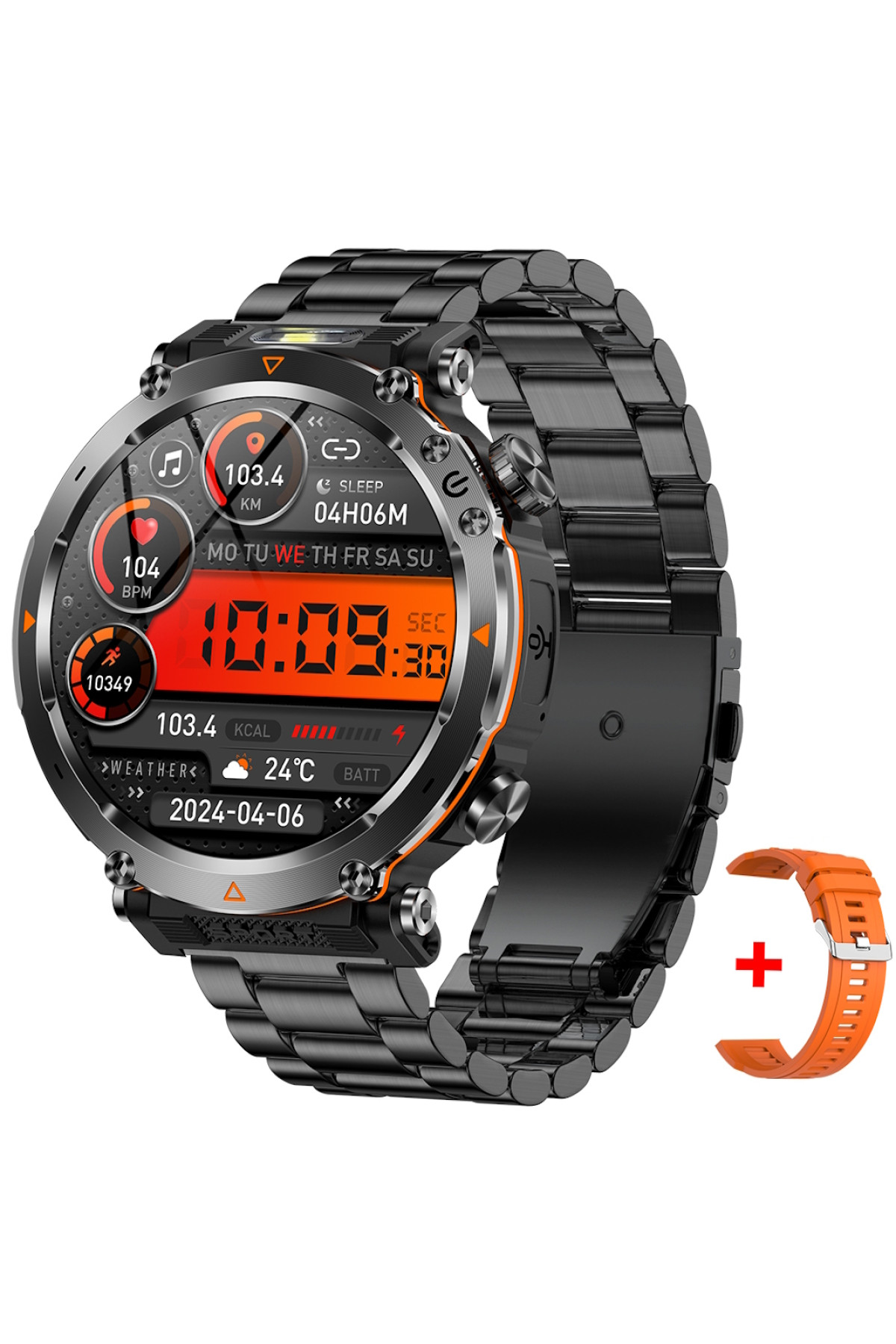 Смарт годинник  Smart Avation Pro Steel, 2 ремінці