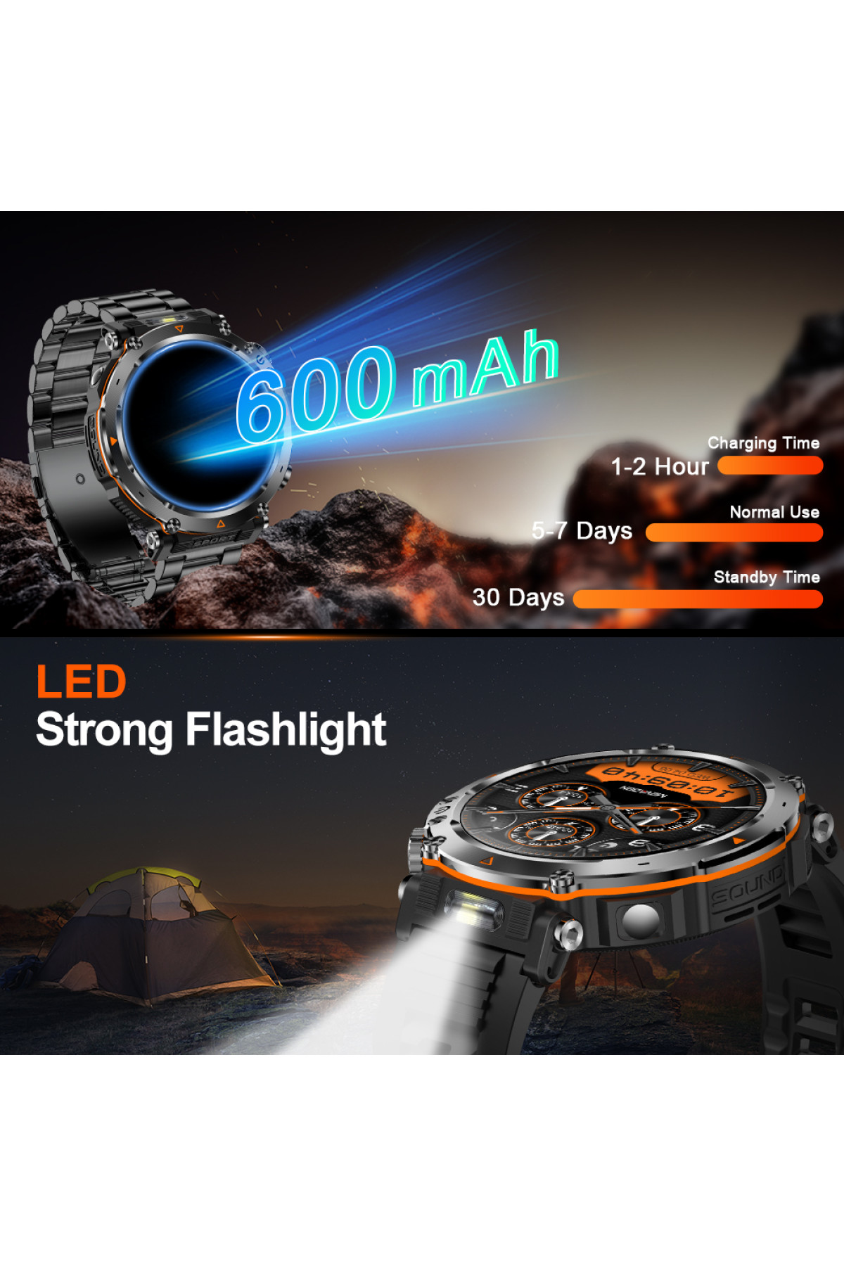 Смарт годинник  Smart Avation Pro Steel, 2 ремінці