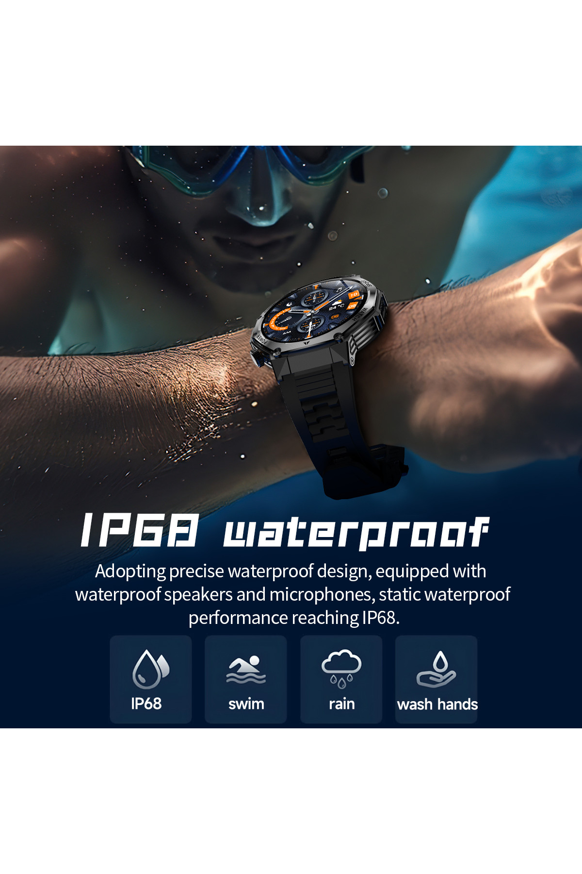 Смарт годинник  Smart Surf X Pro Black Rubber, 2 ремінці