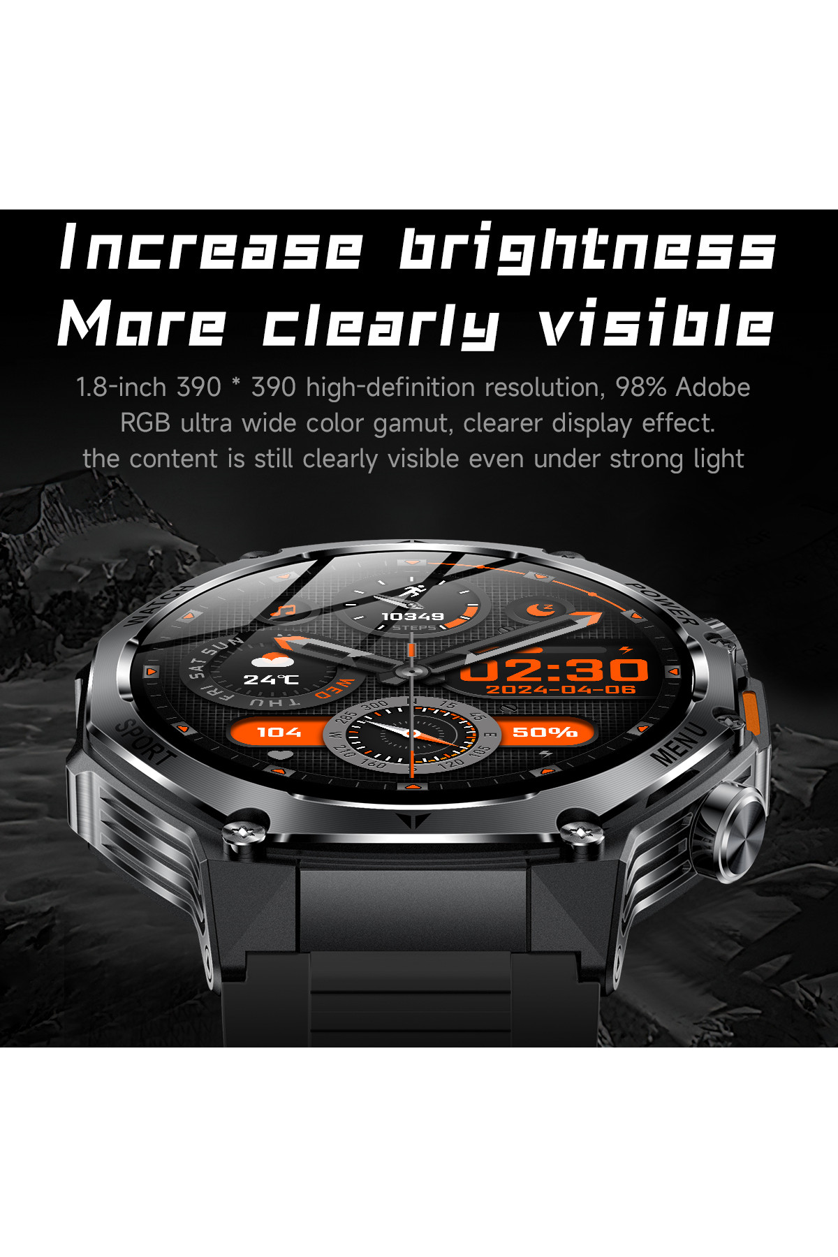 Смарт годинник  Smart Surf X Pro Black Rubber, 2 ремінці