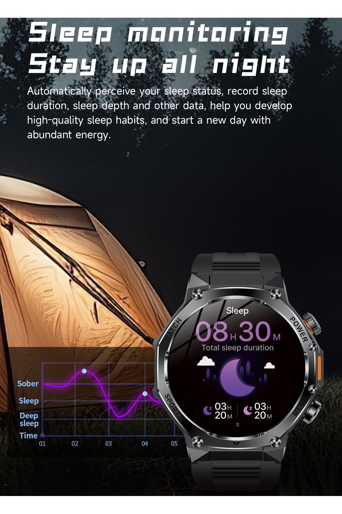Смарт годинник  Smart Surf X Pro Black Rubber, 2 ремінці
