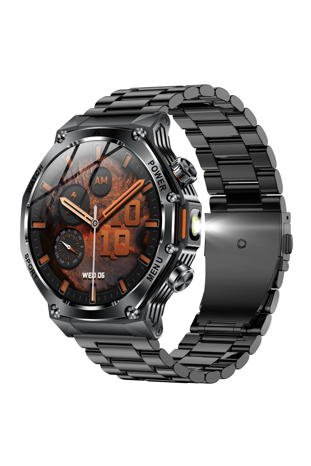 Смарт годинник  Smart Surf X Pro Black Steel, 2 ремінці