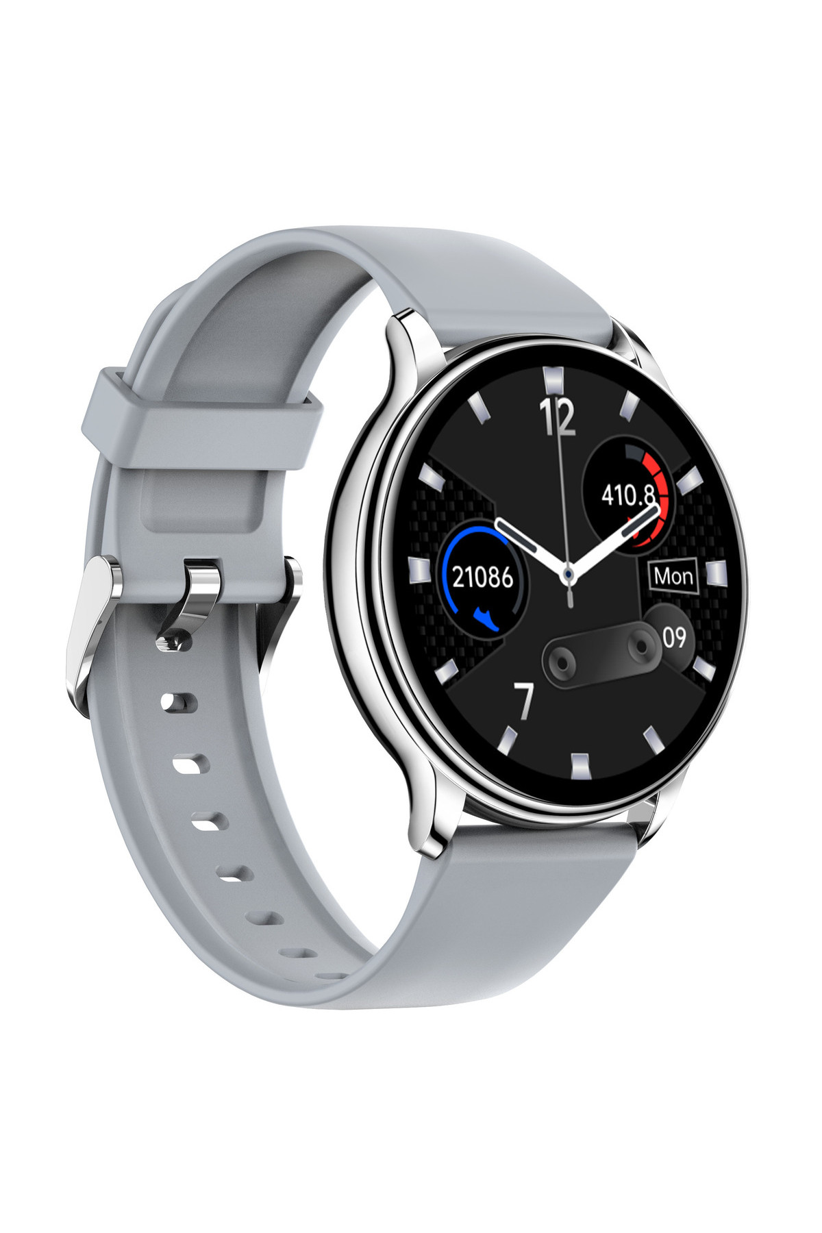 Смарт годинник  Smart Melisia Silver Rubber, 2 ремінці