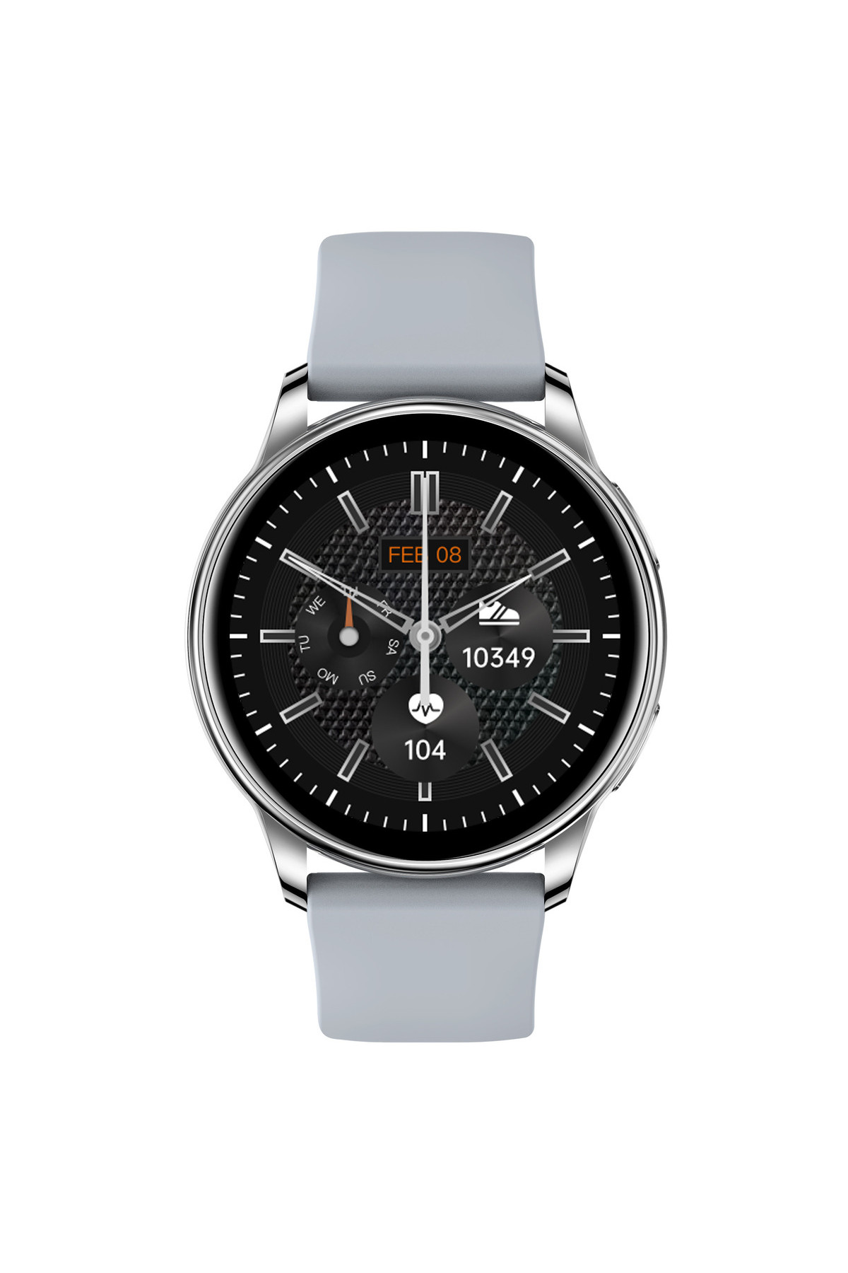Смарт годинник  Smart Melisia Silver Rubber, 2 ремінці