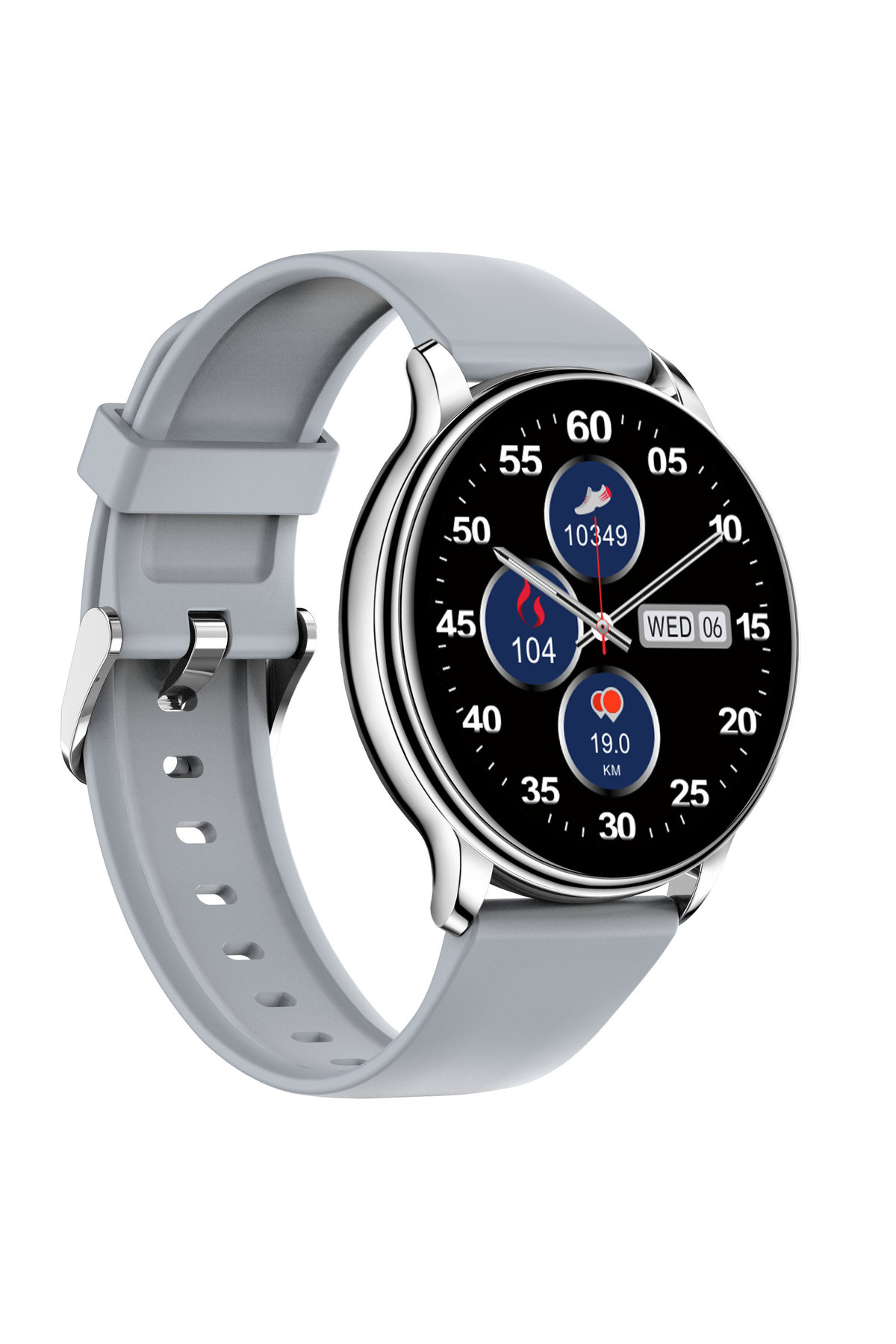 Смарт годинник  Smart Melisia Silver Rubber, 2 ремінці