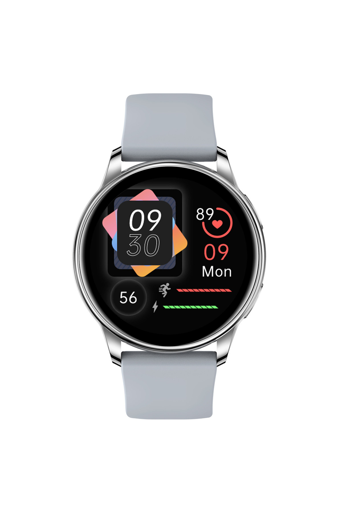 Смарт годинник  Smart Melisia Silver Rubber, 2 ремінці