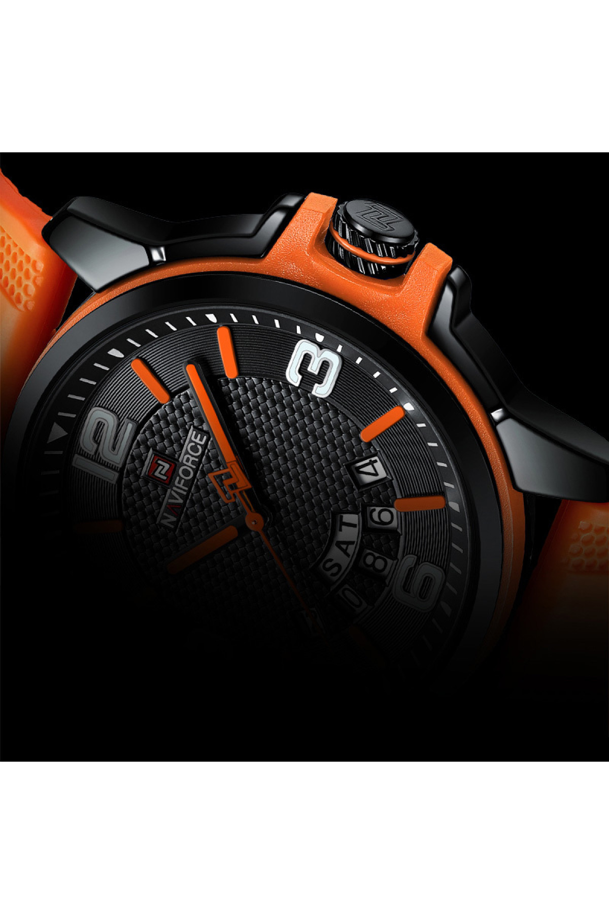 Чоловічий годинник  Naviforce Young Orange