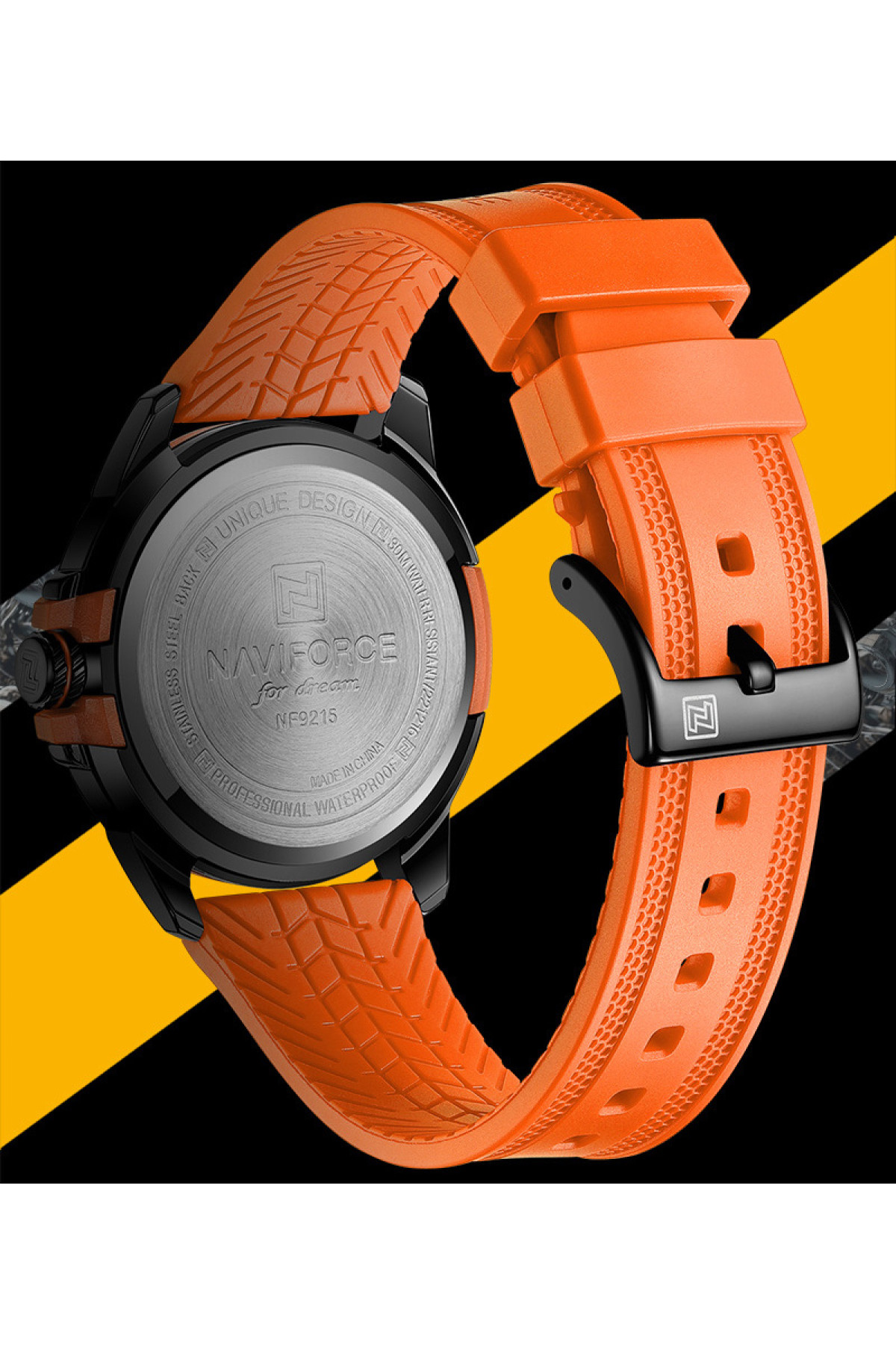 Чоловічий годинник  Naviforce Young Orange