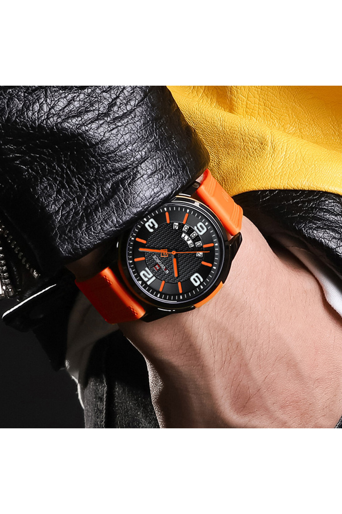 Чоловічий годинник  Naviforce Young Orange