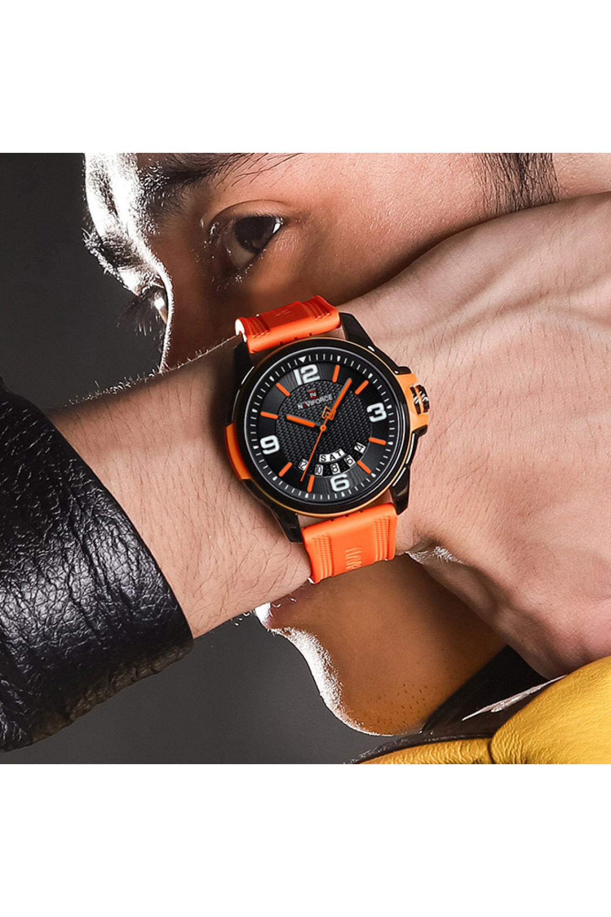 Чоловічий годинник  Naviforce Young Orange