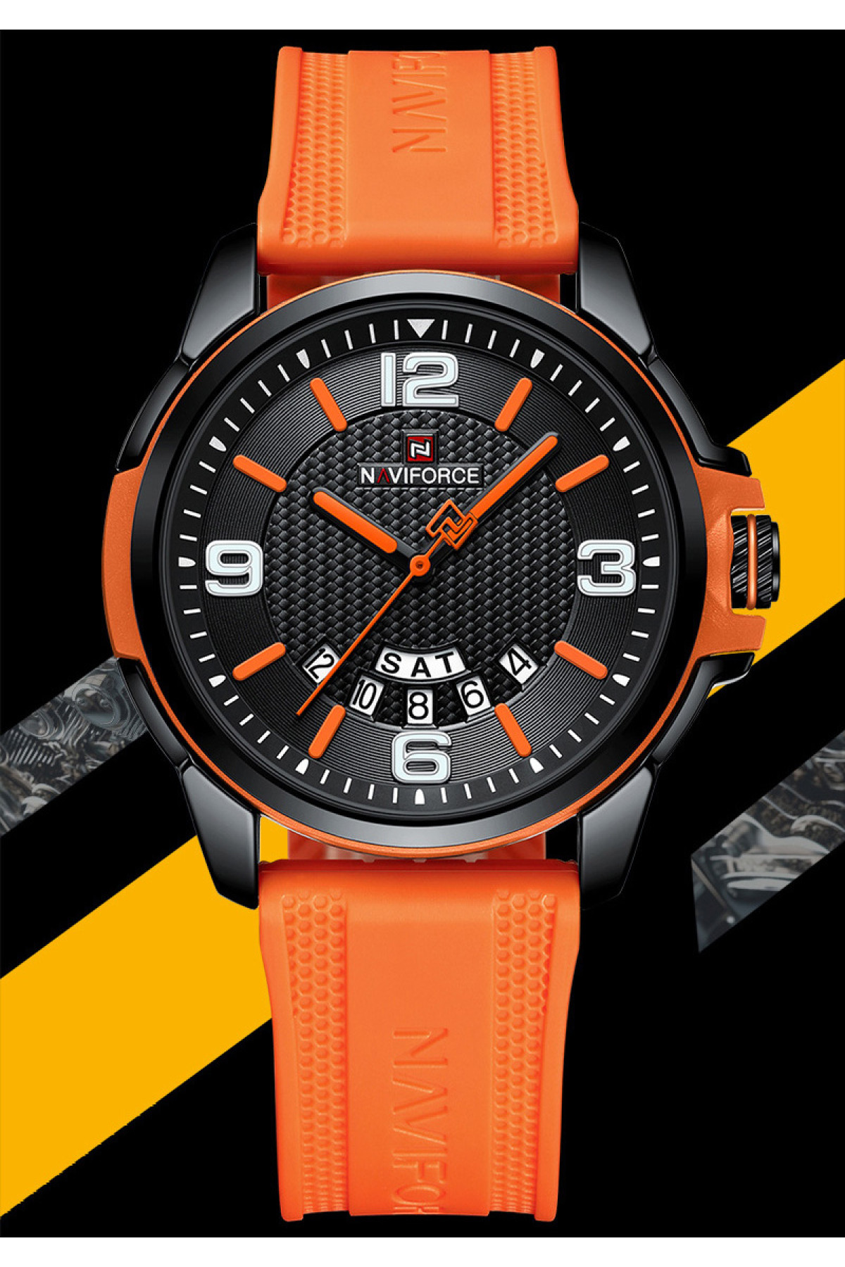 Чоловічий годинник  Naviforce Young Orange