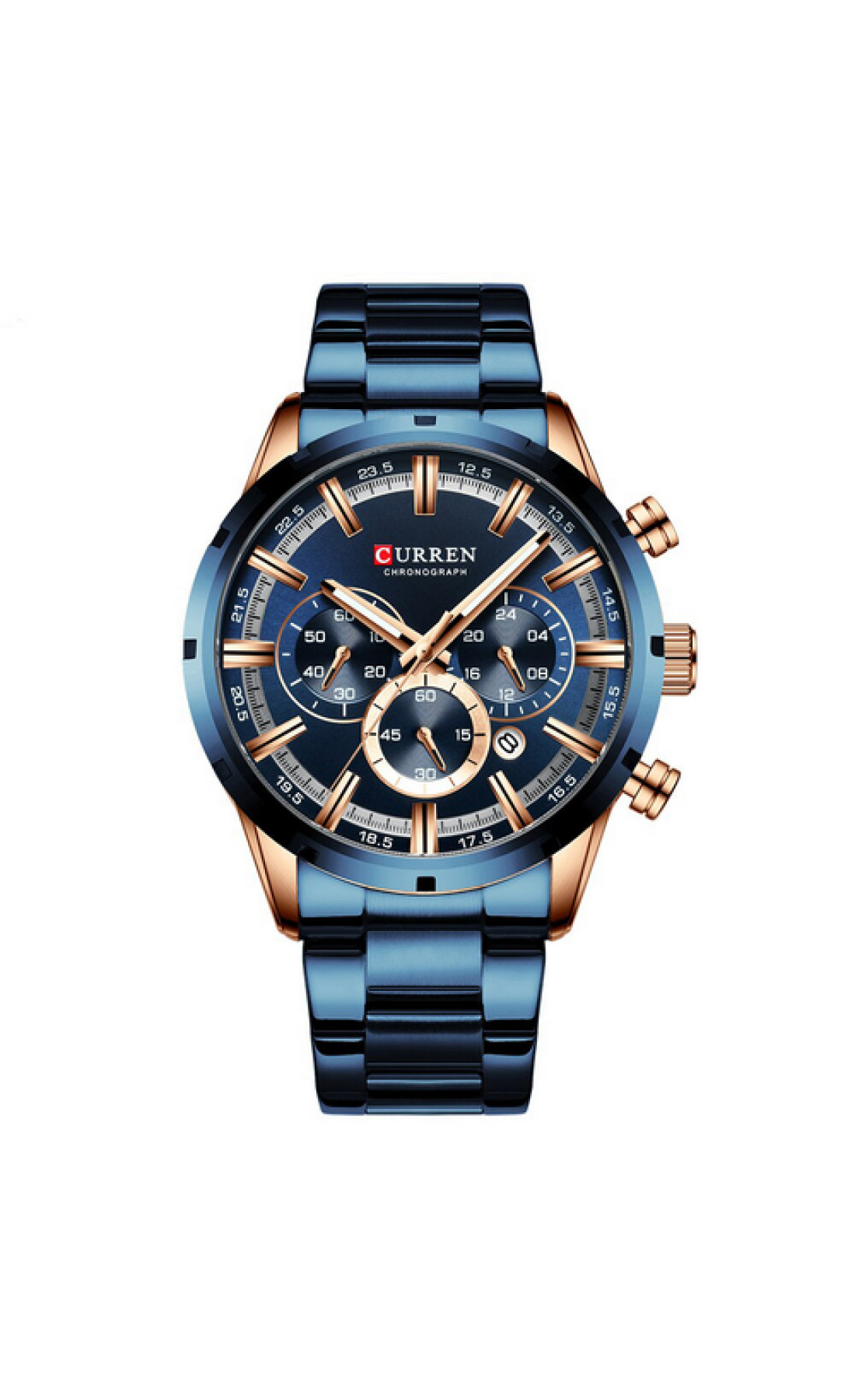 Наручні годинники Curren Curren Curren 8355 Blue-Cuprum