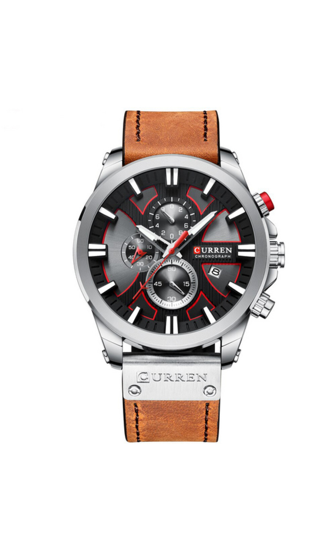 Наручні годинники Curren Curren Curren 8346 Brown-Silver-Black