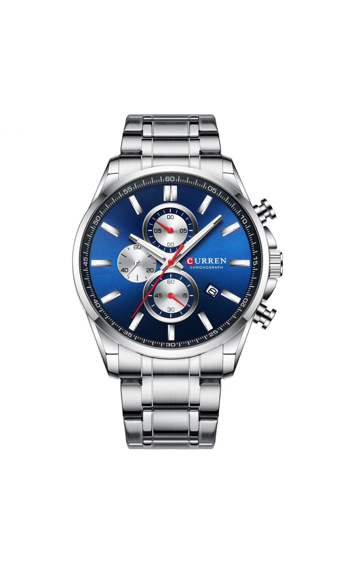 Наручні годинники Curren Curren Curren 8368 Silver-Blue-Silver