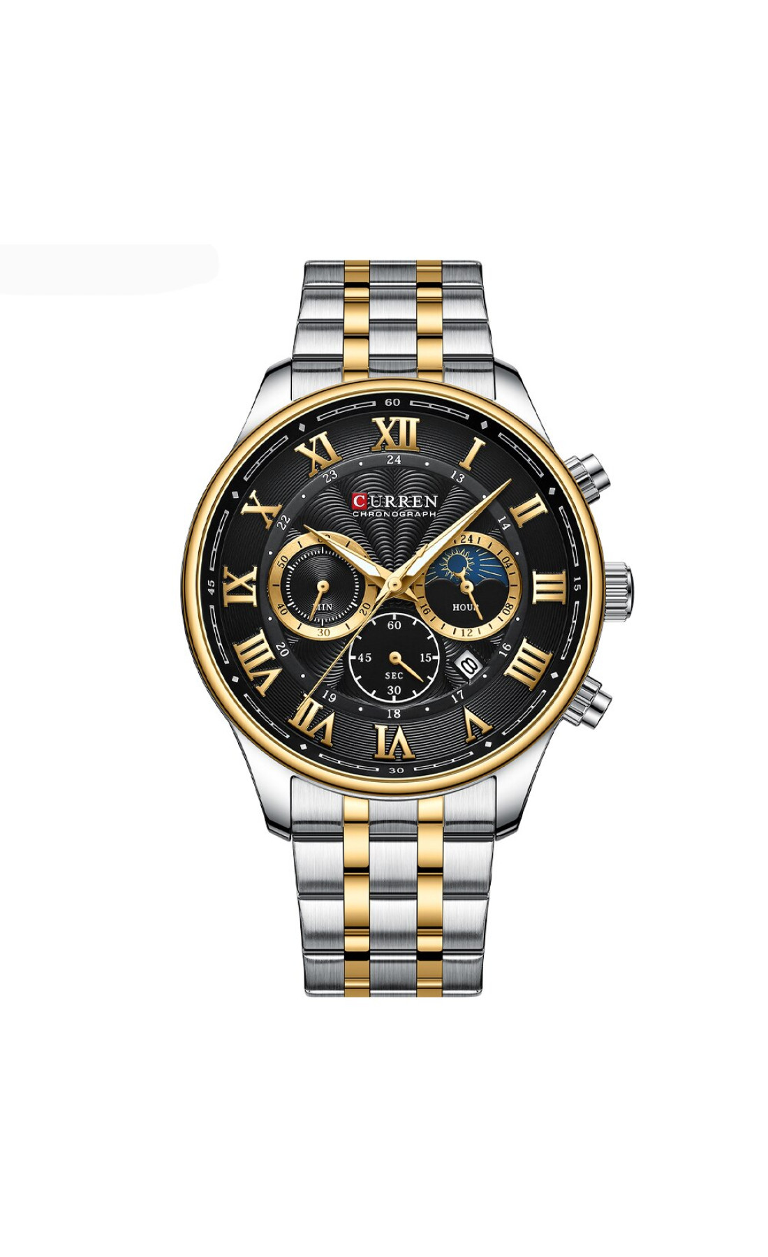 Наручні годинники Curren Curren Curren 8427 Silver-Gold-Black