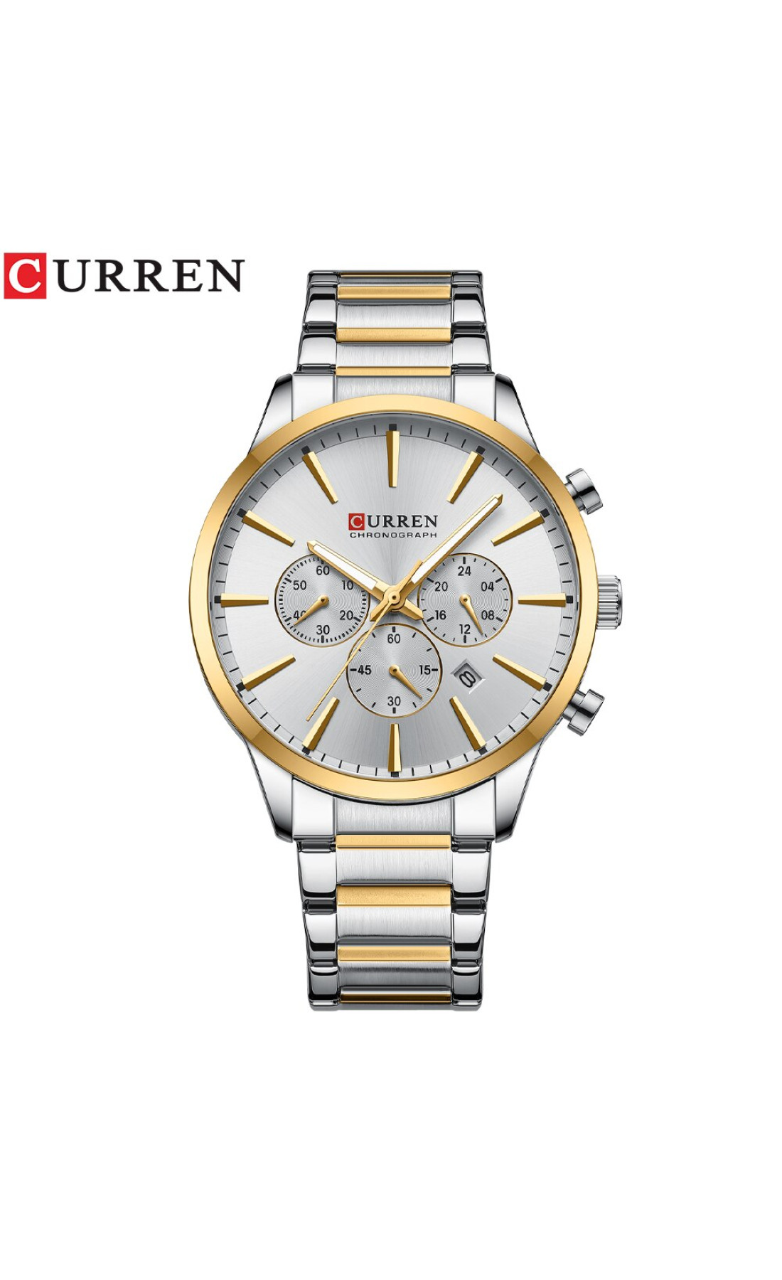 Наручні годинники Curren Curren Curren 8435 Silver-Gold-Silver