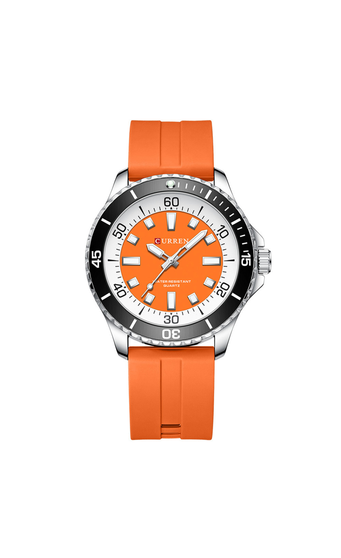 Наручні годинники Curren Curren Curren 8448 Silver-Orange