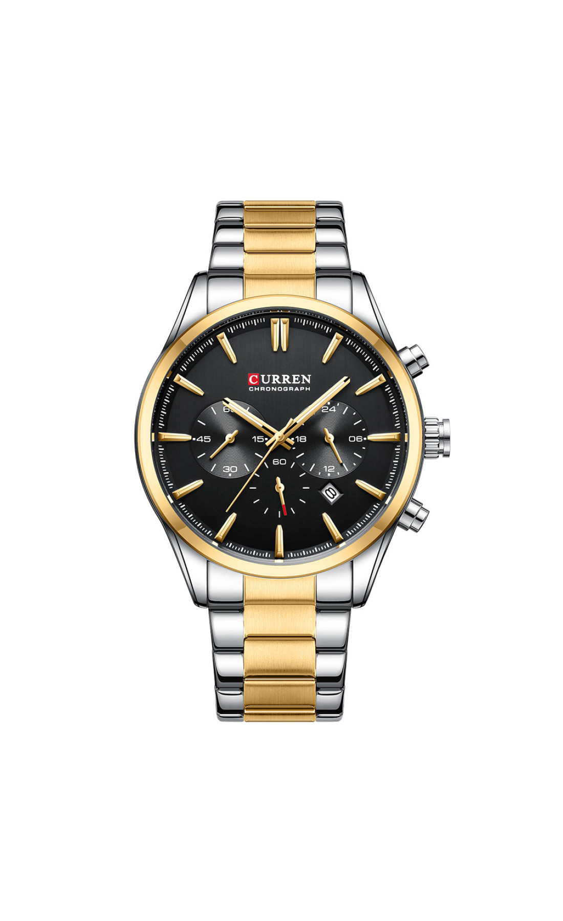 Наручні годинники Curren Curren Curren 8446 Silver-Gold-Black