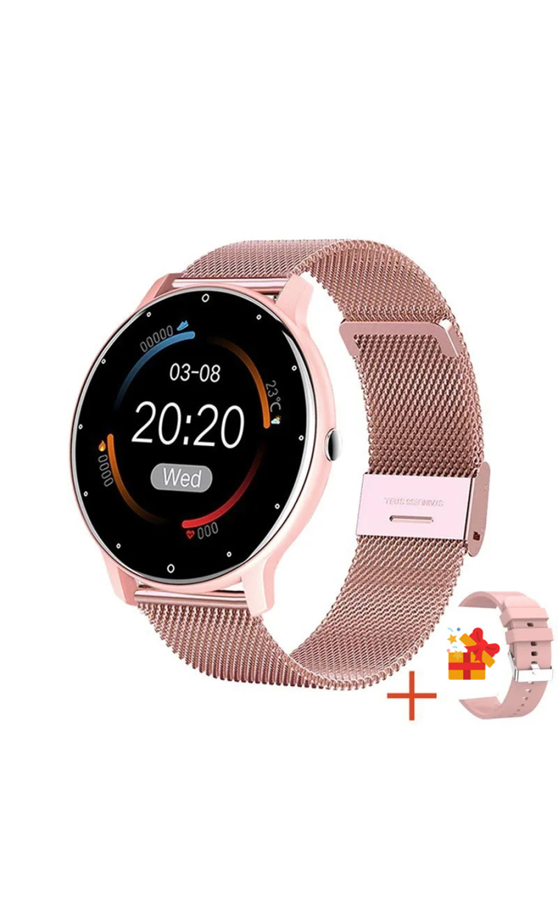 Смарт годинники Modfit Modfit Modfit Business Pink Mesh 41 мм.