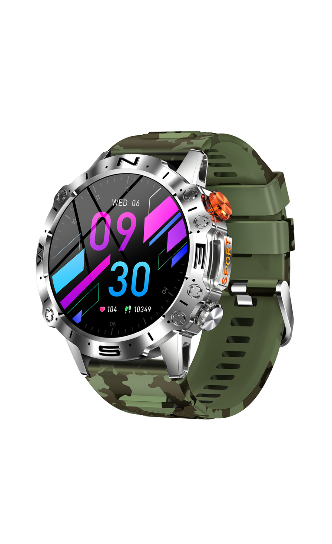 Смарт годинники Modfit Modfit Modfit Combat Silver Army