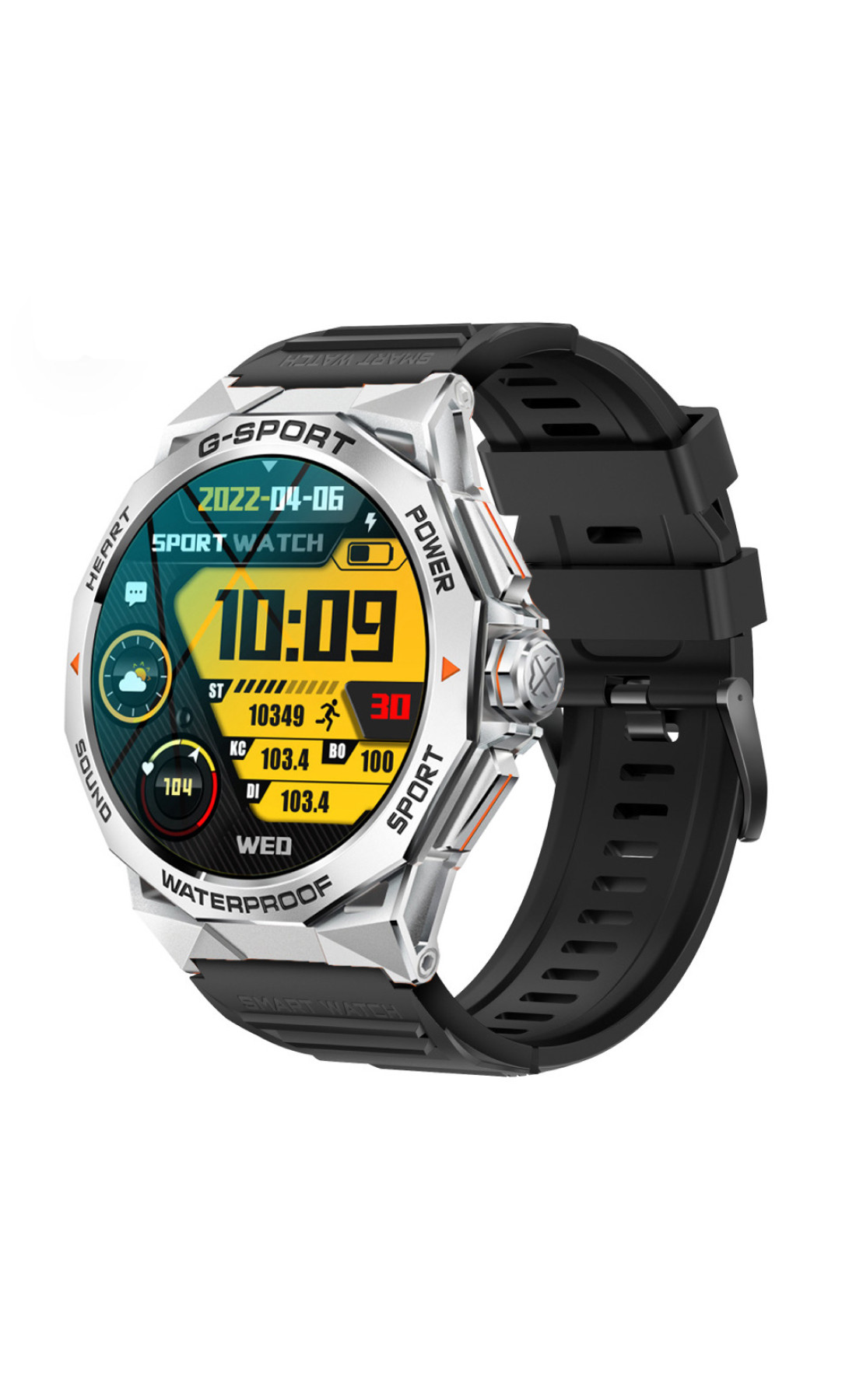 Смарт годинники Modfit Modfit Modfit Endurance Silver-Black