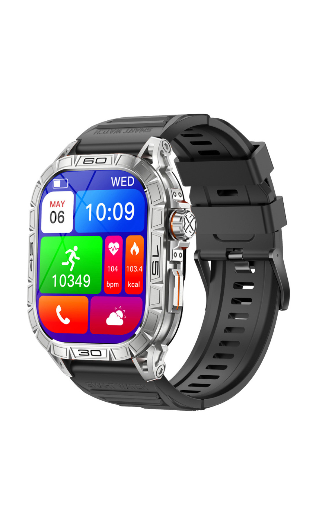 Смарт годинники Modfit Modfit Modfit Navi Compass Ultra Silver-Black