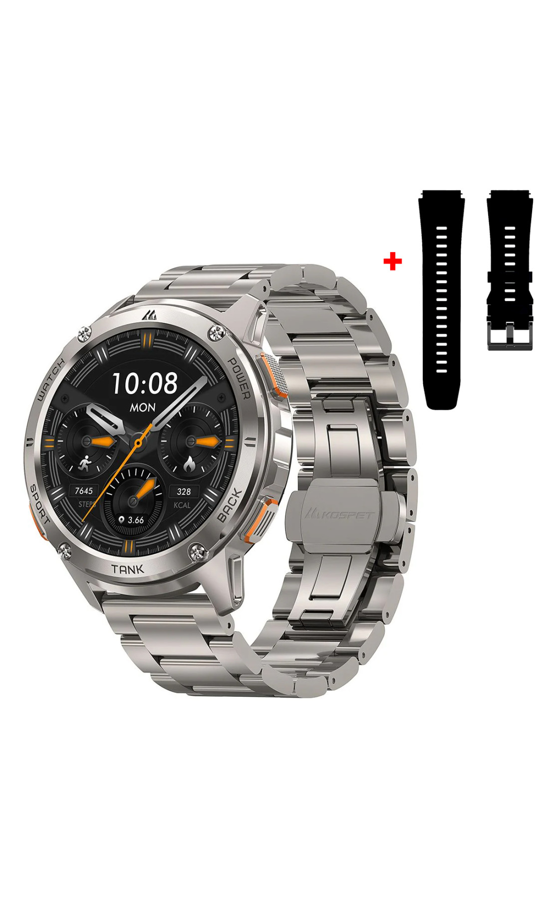 Смарт годинники Kospet Kospet Kospet TANK T3 Silver Special Edition