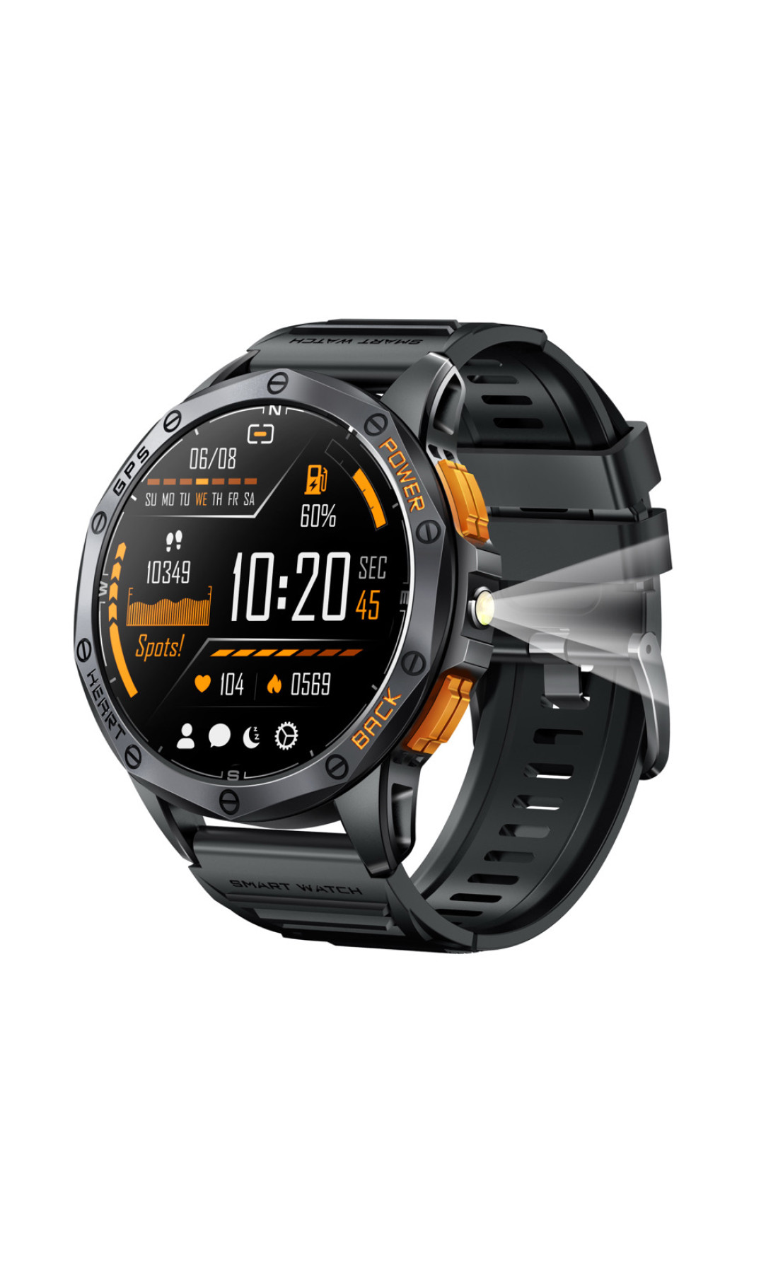 Смарт годинники Modfit Modfit Modfit Pathfinder GPS Compass Black