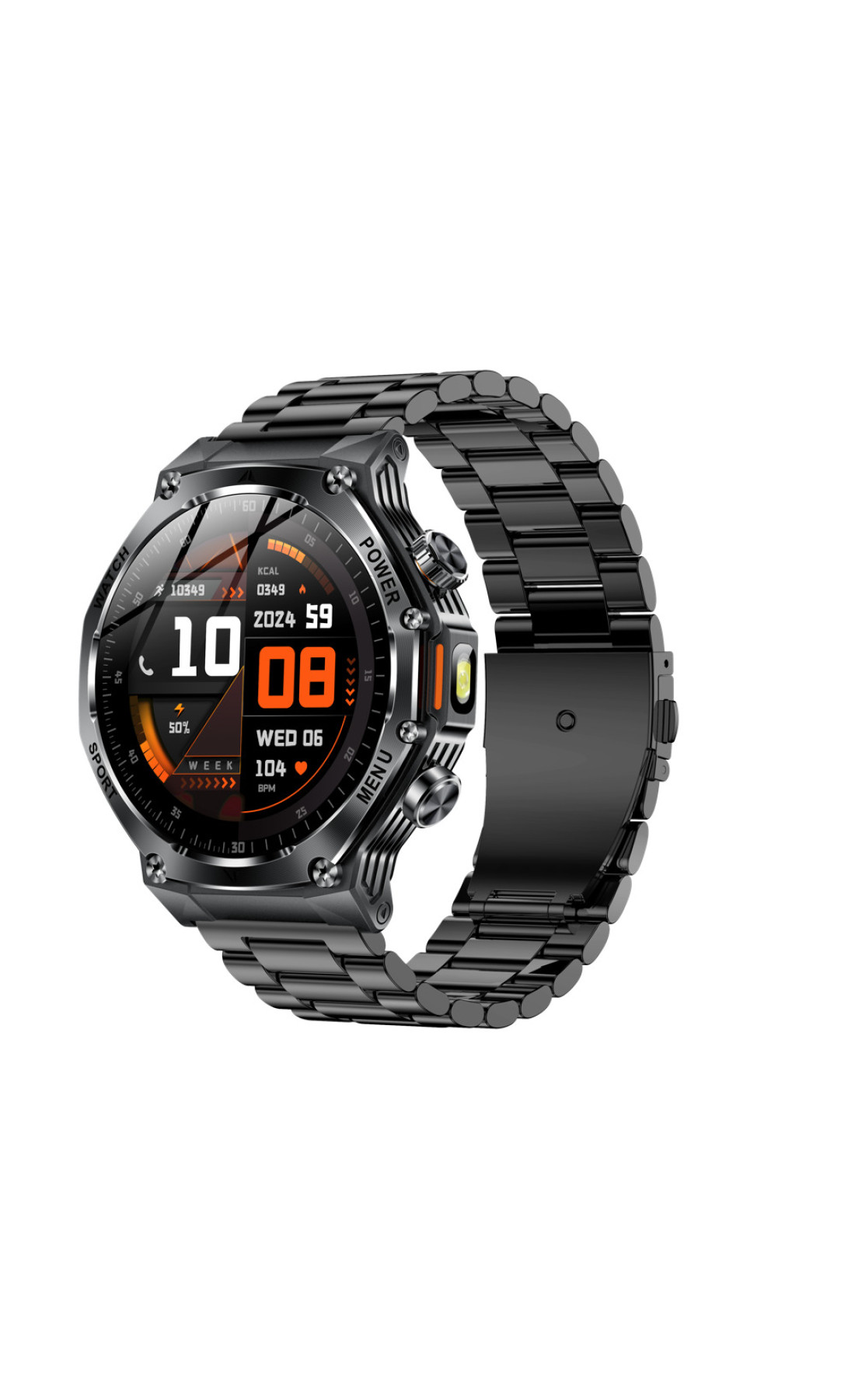 Смарт годинники Modfit Modfit Modfit Titan-X Black Steel