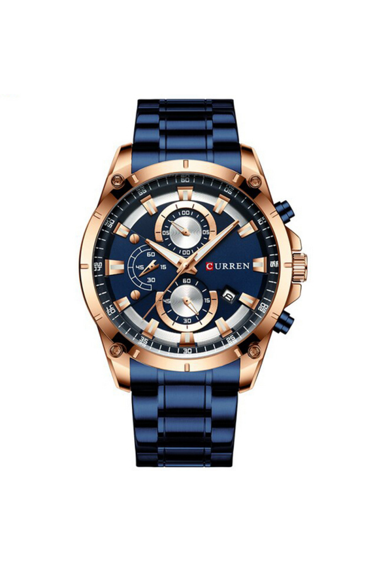 Наручні годинники Curren Curren Curren 8360 Blue-Gold