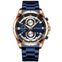 Наручні годинники Curren Curren Curren 8360 Blue-Gold