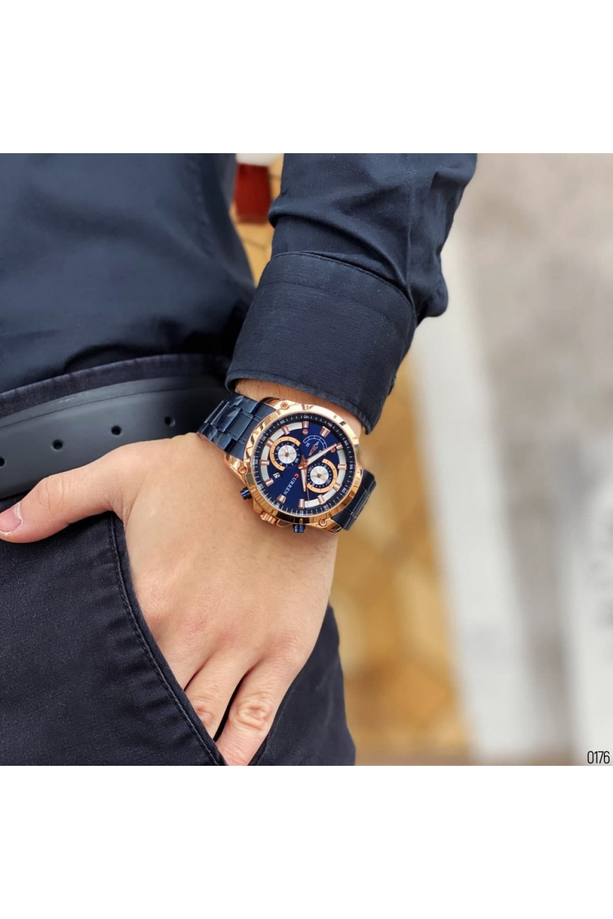 Наручні годинники Curren Curren Curren 8360 Blue-Gold