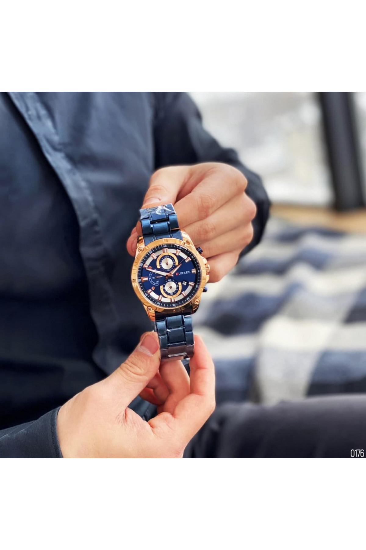 Наручні годинники Curren Curren Curren 8360 Blue-Gold