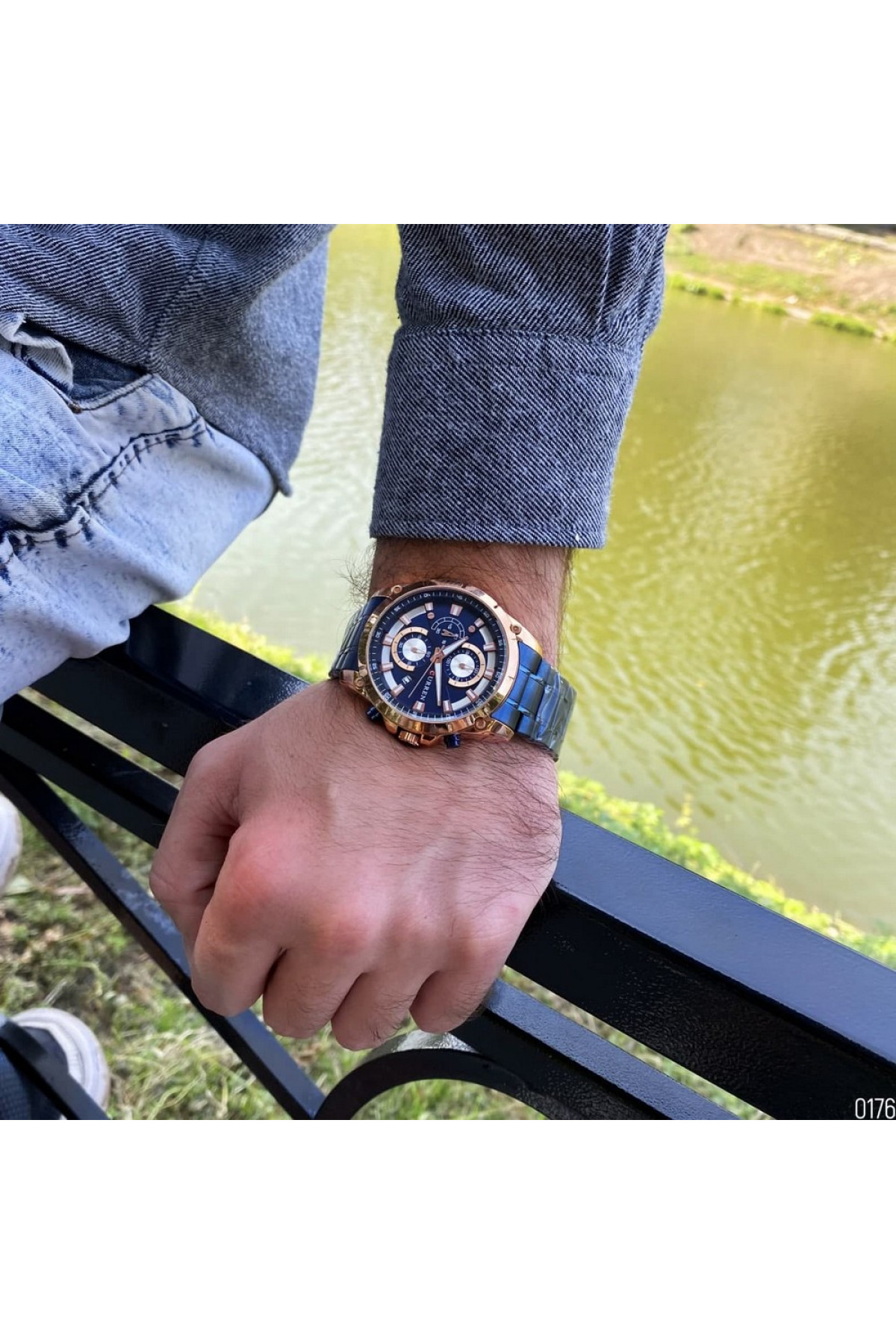 Наручні годинники Curren Curren Curren 8360 Blue-Gold